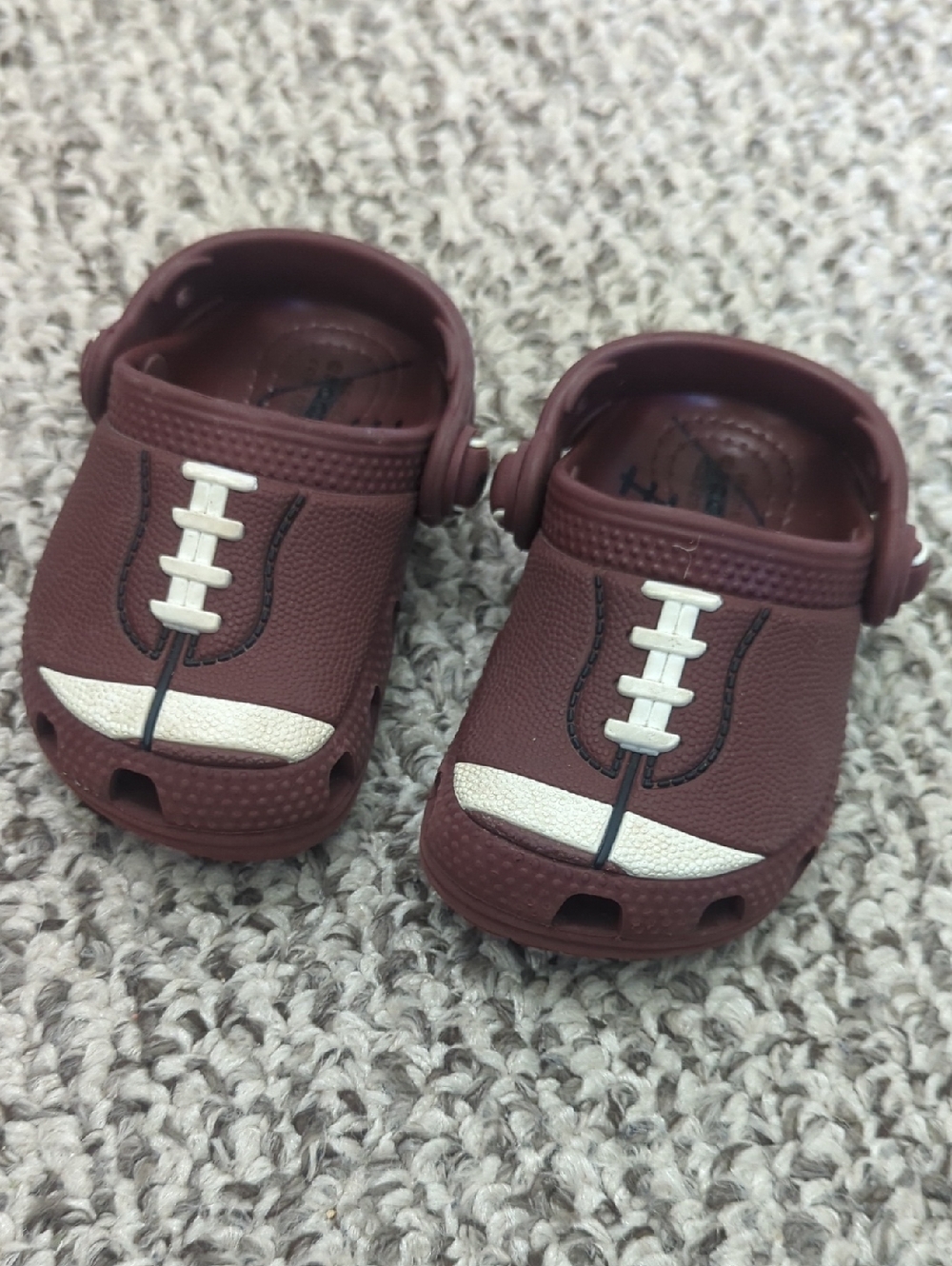 Toddler Football Crocs